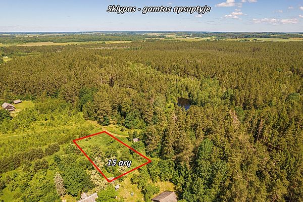 Parduodamas sklypas, Vilniaus r. sav., Vilkaraisčio k., Parčevskių g.