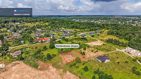 Parduodamas sklypas, Vilniaus m. sav., Vilniaus m., Pavilnys, Felicijos Bortkevičienės g.