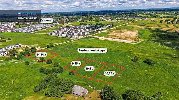 Parduodamas sklypas, Vilniaus m. sav., Vilniaus m., Kalnėnai, Keltų g.