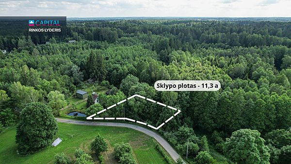 Parduodamas sklypas, Vilniaus r. sav., Šepečių k., Girijos g.